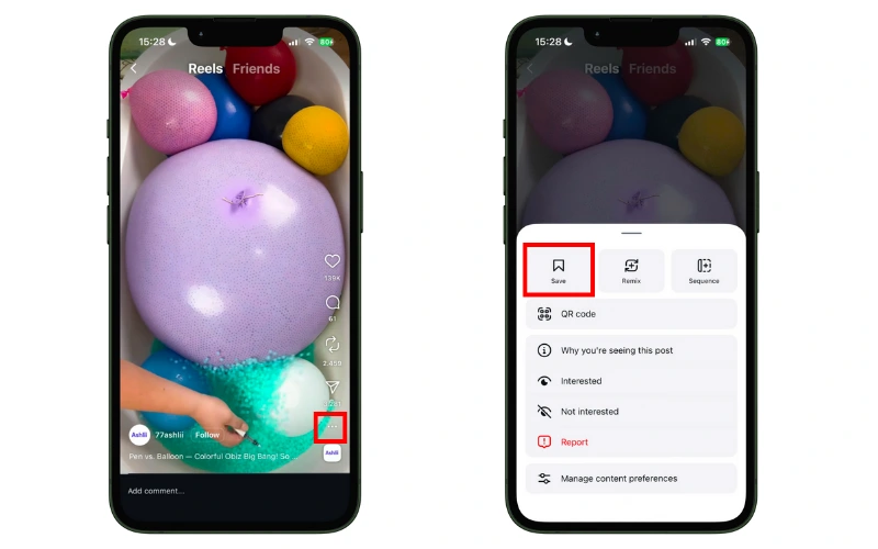 how to download instagram reels video with music