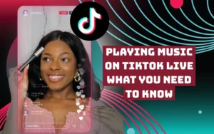 playing music on tiktok live